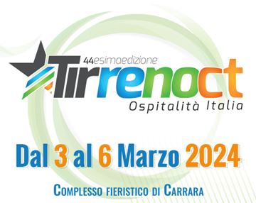 TirrenoCT 2024 Fiera di Carrara, ospitality, servizi attrezzature ristoranti hotel.